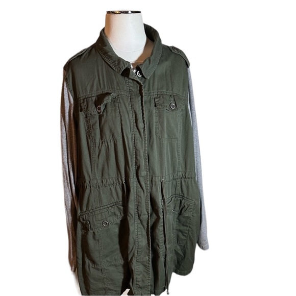 torrid Jackets & Blazers - Torrid Women’s Army. style Jacket Size 3